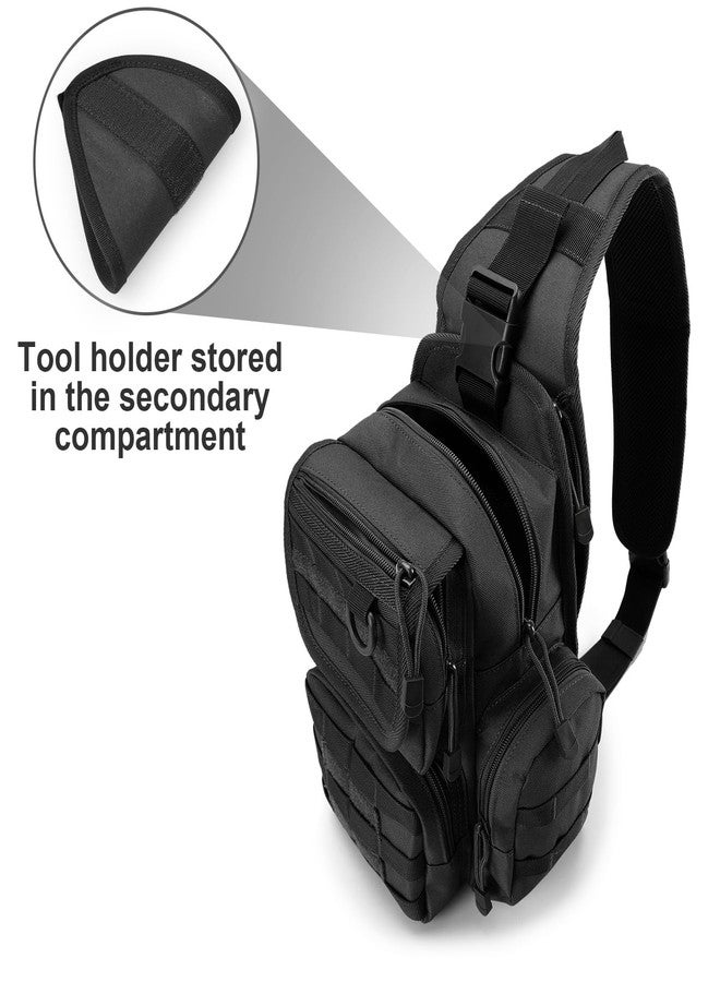 G4Free Tactical EDC Sling Bag Pack with Adjustable Holster Sling Shoulder Assault Range Backpack - Image 2